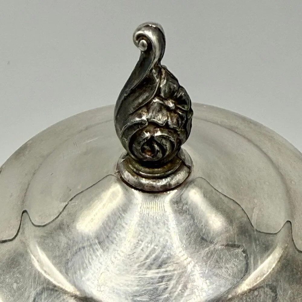 F B Rogers Silver Co. Silver Plated Vintage 19th Century Tea Pot #2670